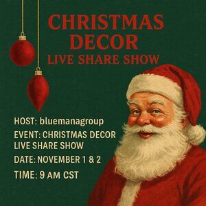 Christmas Decor LIVE Share Show